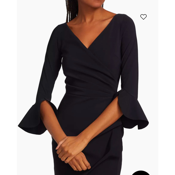 NWT Chiara Boni La Petite Robe
Zalfa Ruched Gown  Black size 10 - Picture 2 of 9